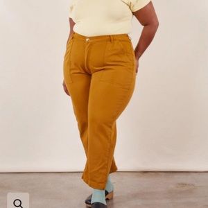 Big Bud Press Pencil Pants - Size L Spicy Mustard